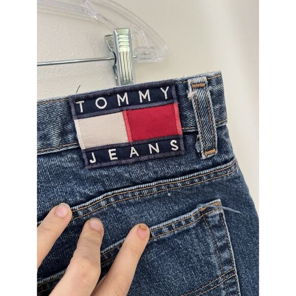 Tommy Hilfiger Men’s Vtg 90s Flag Tommy Denim Jeans 38 32 - Picture 8 of 12